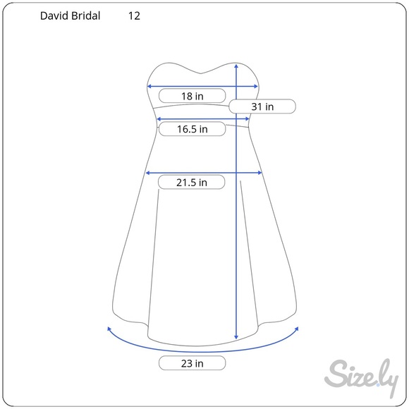 Short Crinkle Chiffon Dress With Front Cascade - Picture 8 of 9